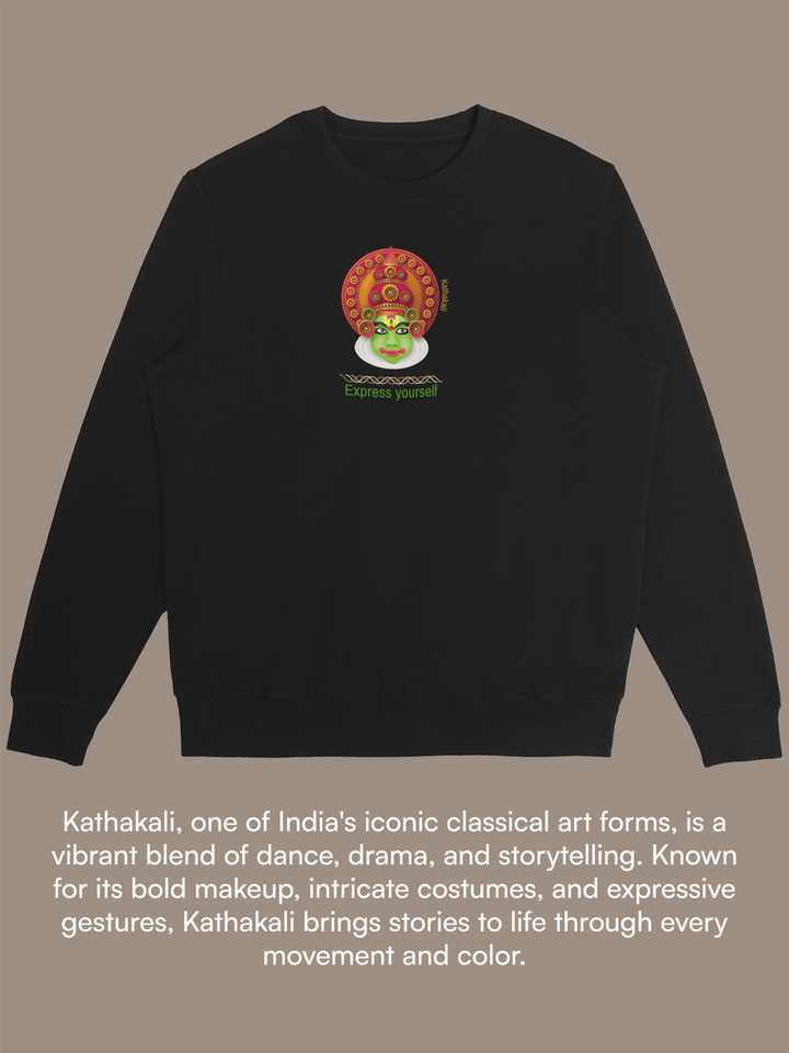 Kathakali Dancer CORE Sweatshirt - Crewneck
