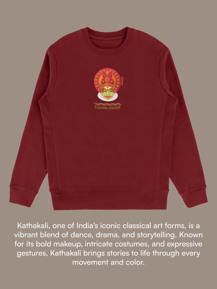Kathakali Dancer CORE Sweatshirt - Crewneck