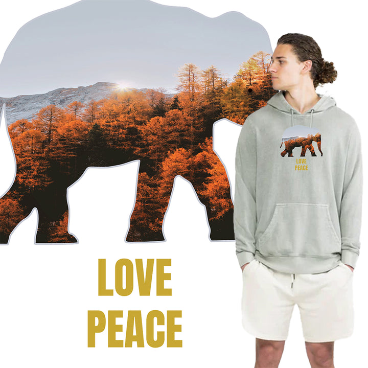 Gaja गज Elephant Organic Cotton French Terry Hoodie