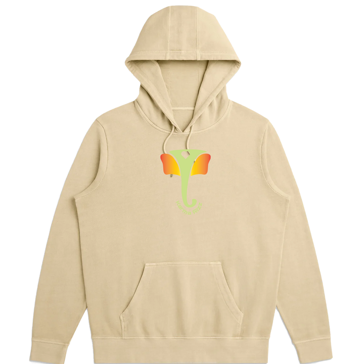 Vakratunda Elephant - Organic Cotton French Terry Hoodie