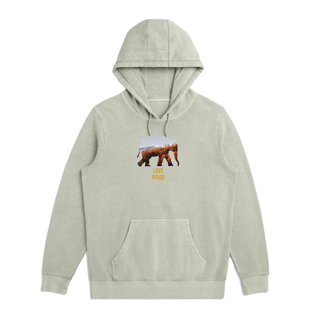 Gaja गज Elephant Organic Cotton French Terry Hoodie