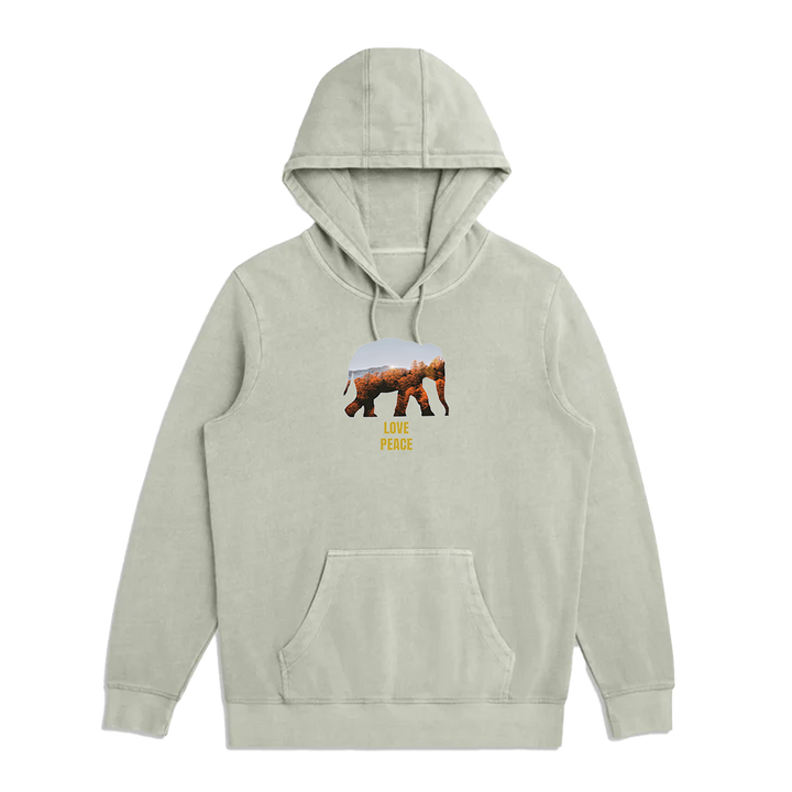 Gaja गज Elephant Organic Cotton French Terry Hoodie