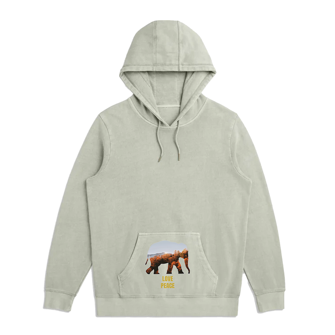 Gaja गज Elephant Organic Cotton French Terry Hoodie