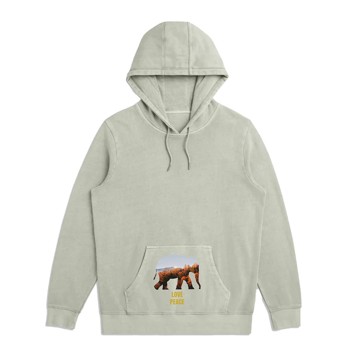 Gaja गज Elephant Organic Cotton French Terry Hoodie