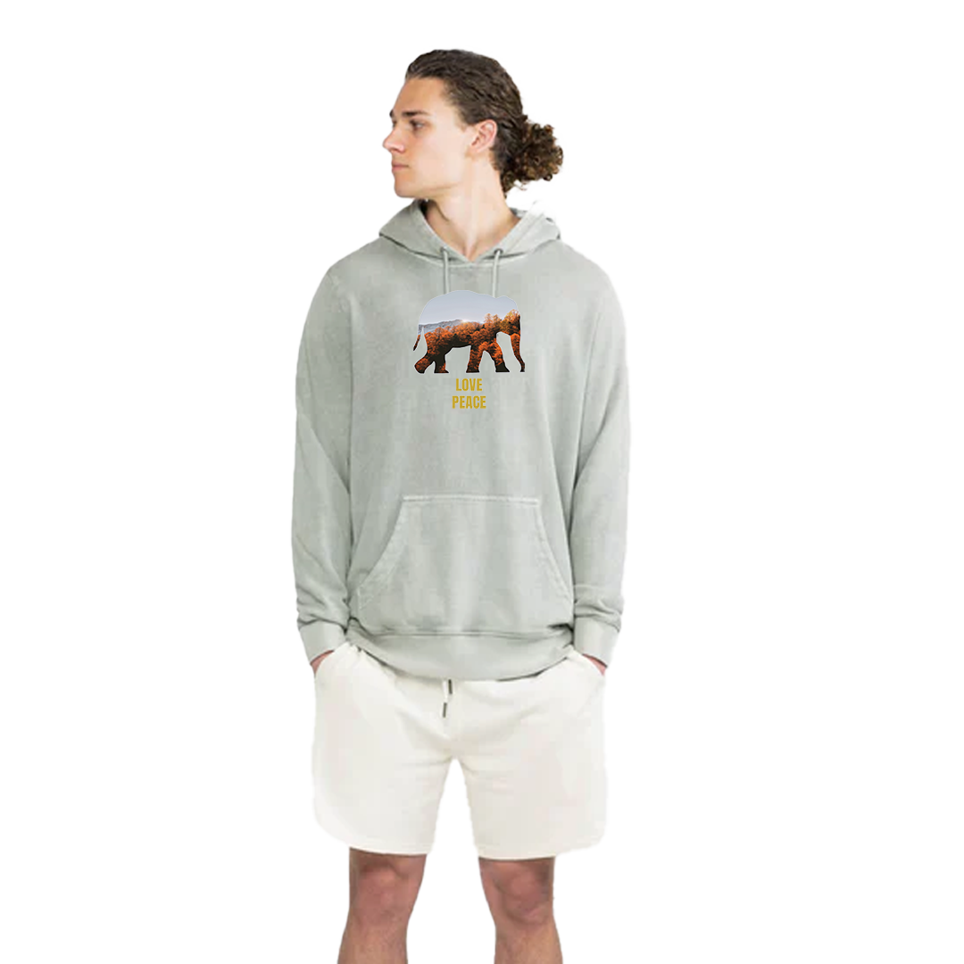 Gaja गज Elephant Organic Cotton French Terry Hoodie