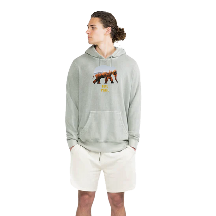 Gaja गज Elephant Organic Cotton French Terry Hoodie