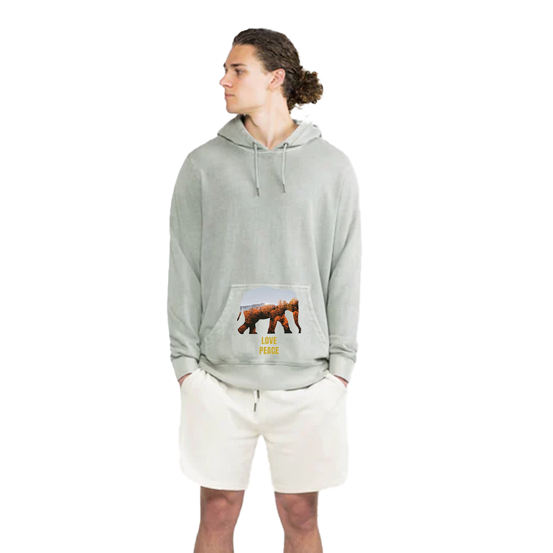 Gaja गज Elephant Organic Cotton French Terry Hoodie