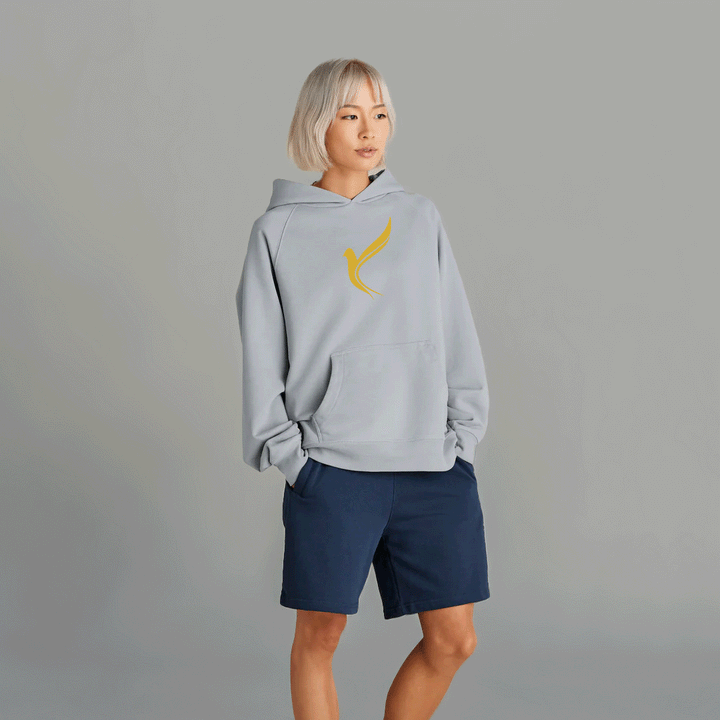 Organic Cotton Heavyweight Hoodie with Karma Rizz logo