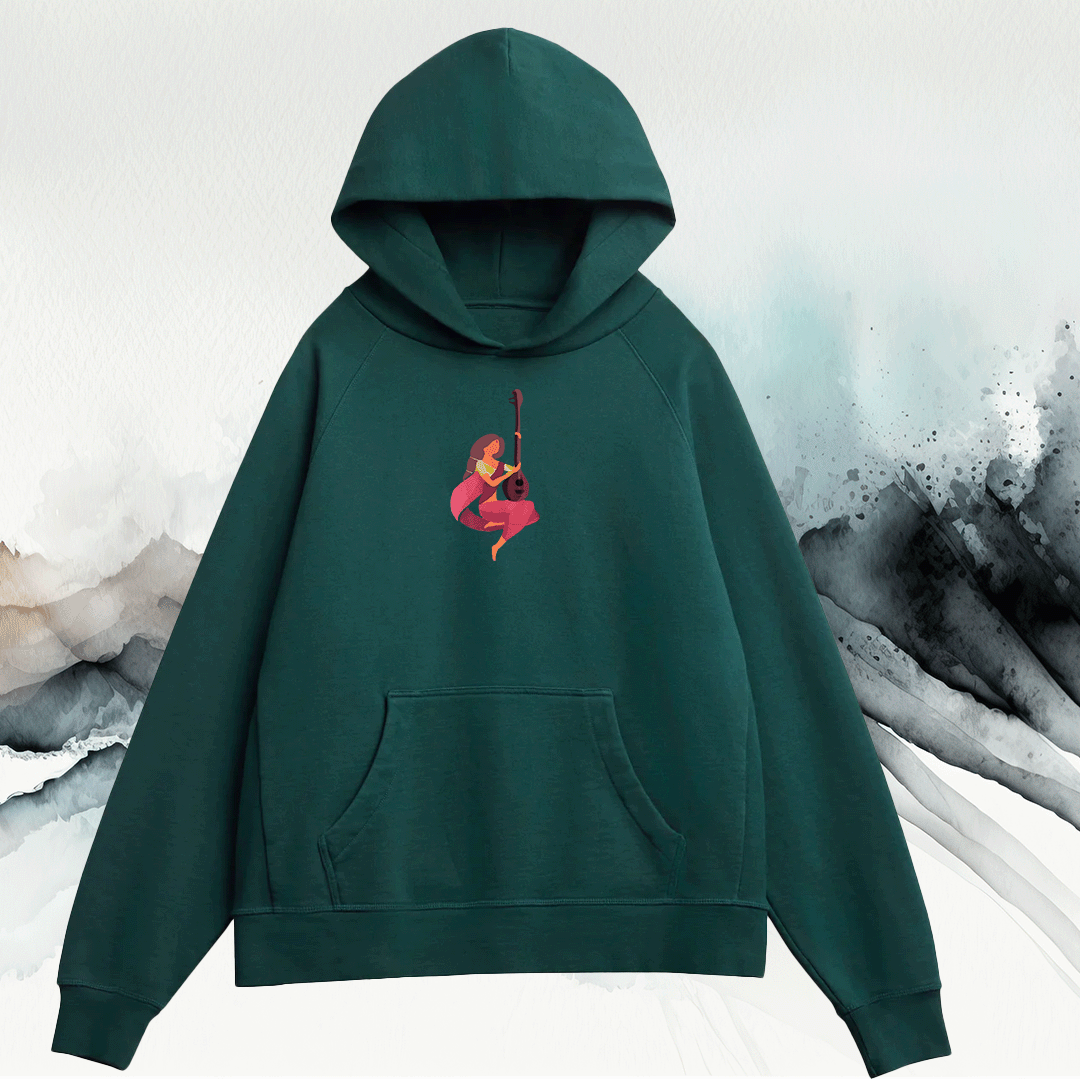 Mother Earth And Veena - Heavyweight Pullover Hoodie