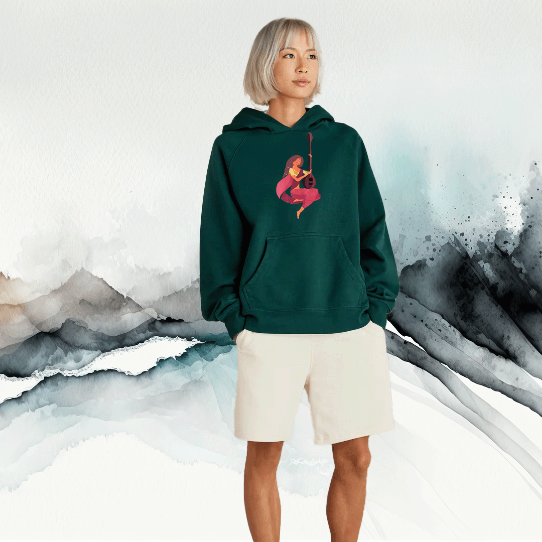 Mother Earth And Veena - Heavyweight Pullover Hoodie