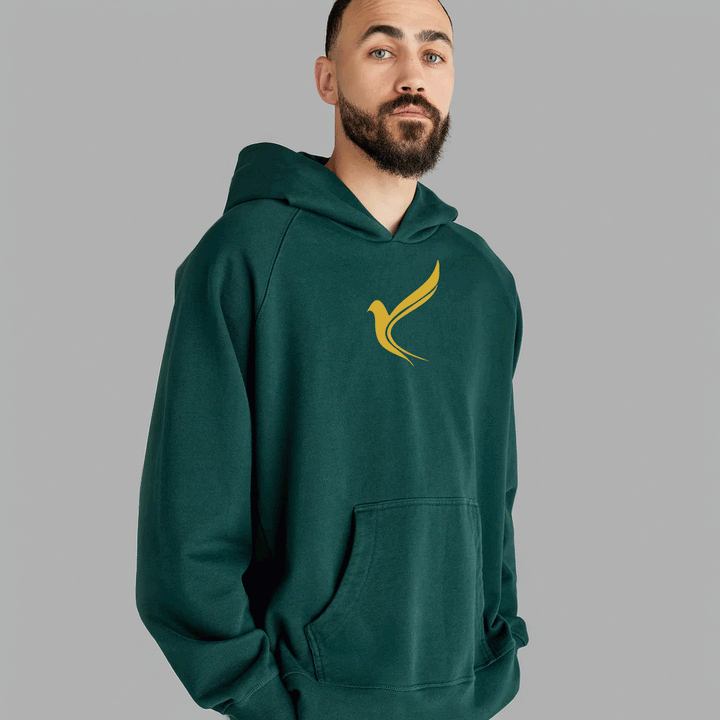 Organic Cotton Heavyweight Hoodie with Karma Rizz logo