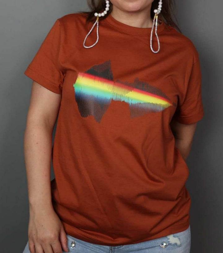 Rainbow Karma Vibes Supima Tee