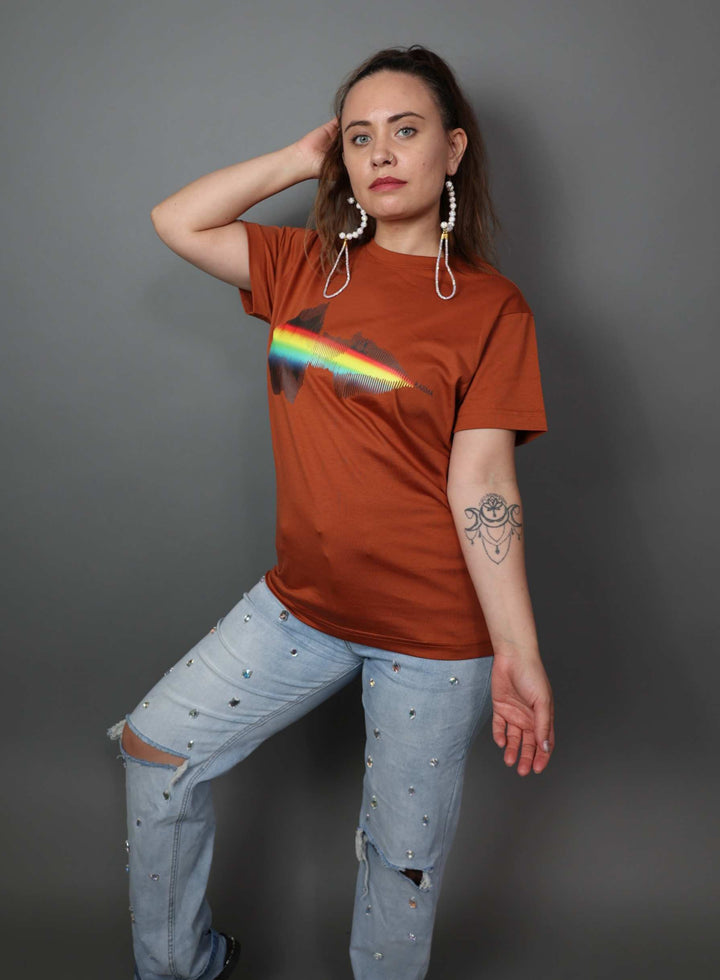 Rainbow Karma Vibes Supima Tee