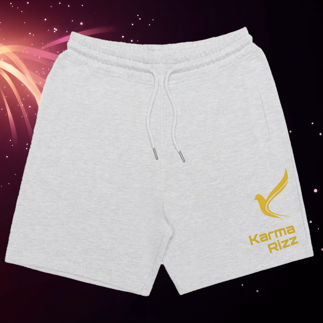 Organic Cotton Sweatshorts with Karma Rizz logo