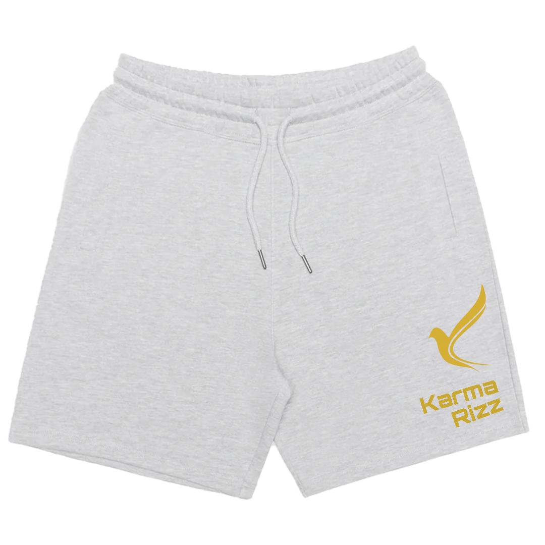 Organic Cotton Sweatshorts with Karma Rizz logo