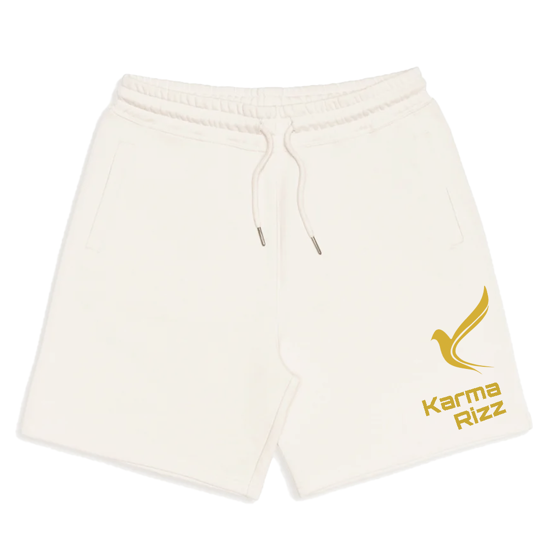 Organic Cotton Sweatshorts with Karma Rizz logo