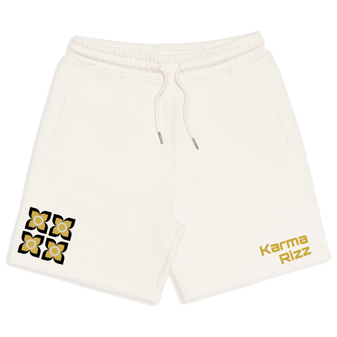 Cotton Shorts with Stunning Jasmine Inspired Design