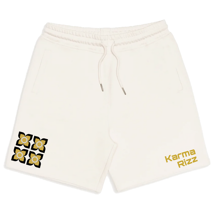 Cotton Shorts with Stunning Jasmine Inspired Design