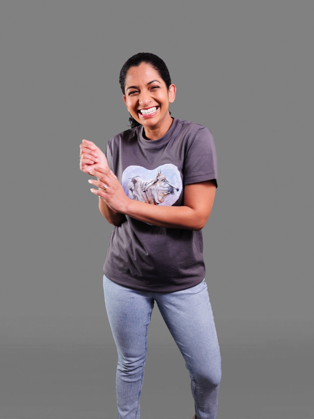 Dhenu Cow Supima Tee - Short - sleeve - tee